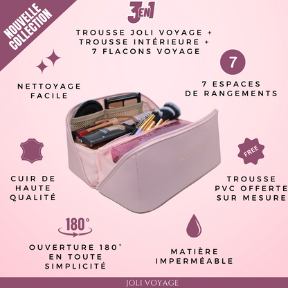 Trousse de toilette - Rose poudré